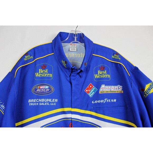 Nascar Busch series Michael Waltrip Racing Crew Event Jersey Size XXL - Picture 8 of 9